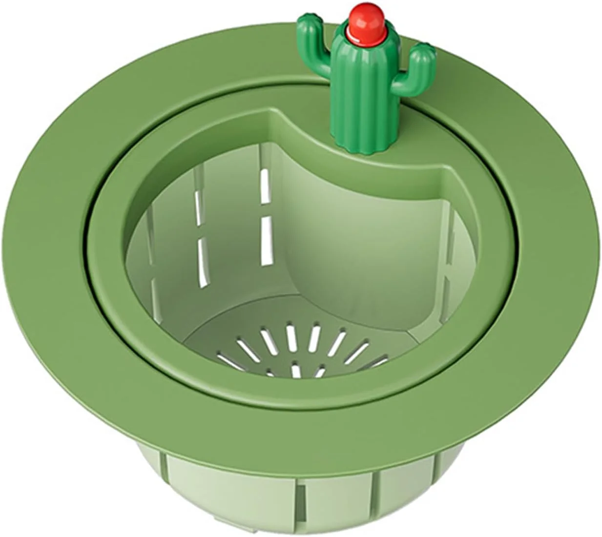 Cactus Kitchen Sink Drain Strainer Press to Dump Basket Waste Collector Fun Sink Accessory for Home Bathroom
Cactus Kitchen Sink Drain Strainer Press to Dump Basket Waste Collector Fun Sink Accessory for Home Bathroom