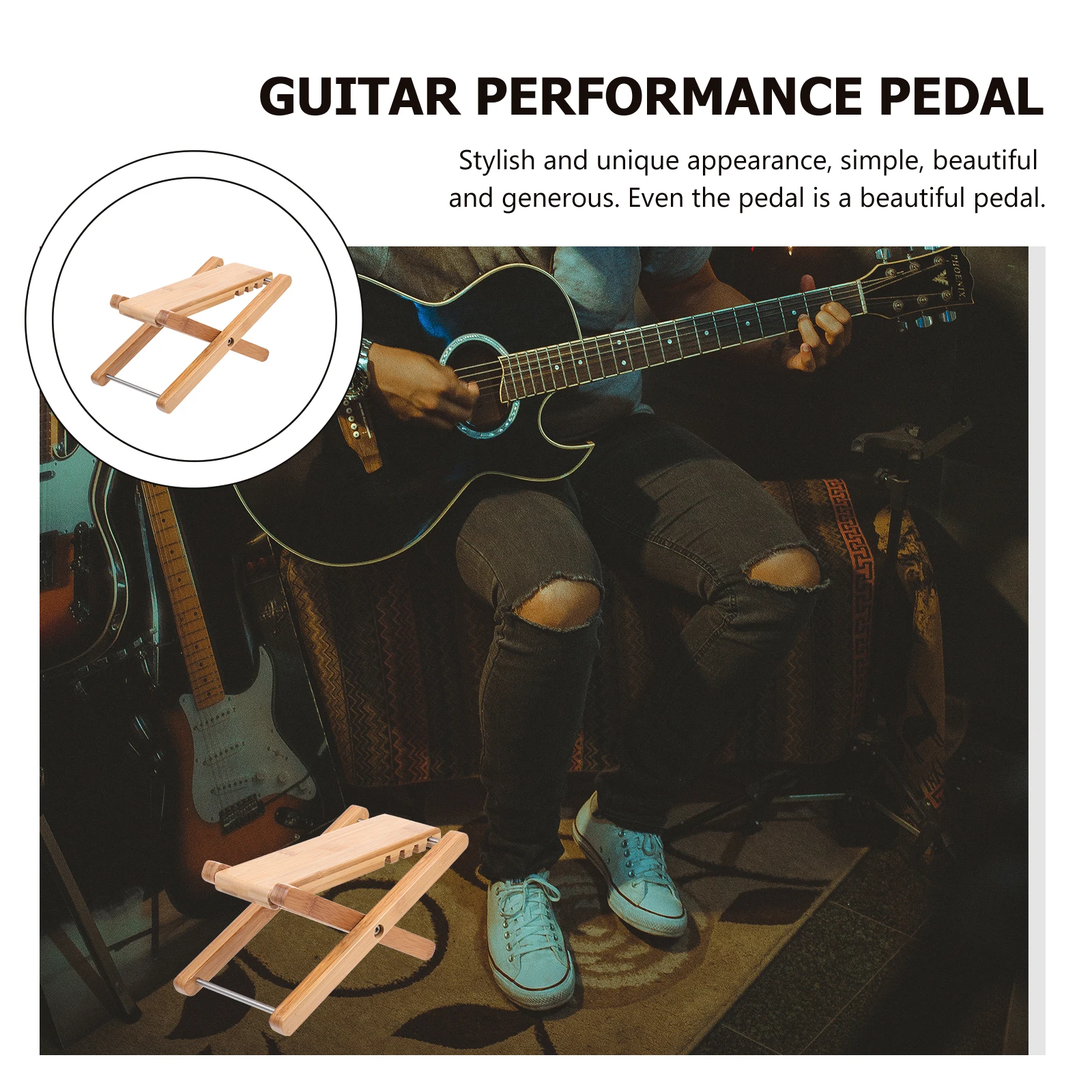 Guitar Pedals Foot Rest Practice Stool Support Foldable Shelf For Stable Footboard Bamboo Performance Footstool
Guitar Pedals Foot Rest Practice Stool Support Foldable Shelf For Stable Footboard Bamboo Performance Footstool