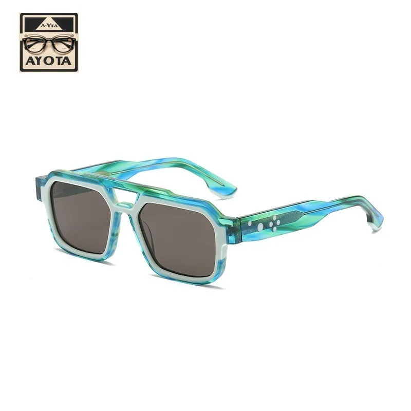 2025 Fashion Personality Color Sunglasses Women's High Quality Hand-made Square Acetate Advanced Texture Uv400 Men's Sunglasses
2025 Fashion Personality Color Sunglasses Women's High Quality Hand-made Square Acetate Advanced Texture Uv400 Men's Sunglasses