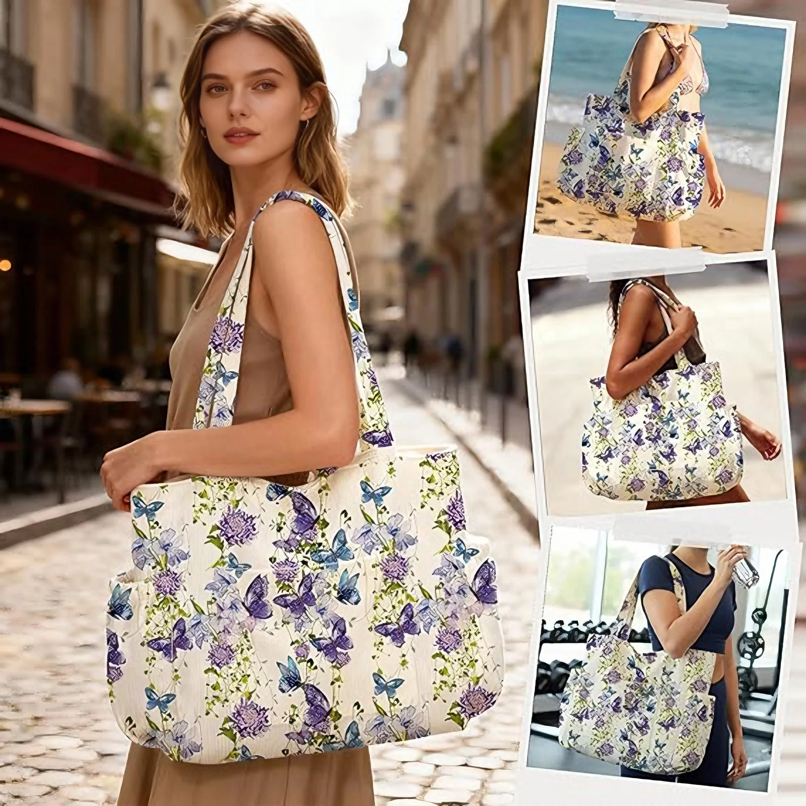 Large Tote Purse for Women Cute Bow/Floral/Strawberry Print Work Purse Lightweight Shoulder Bag
Large Tote Purse for Women Cute Bow/Floral/Strawberry Print Work Purse Lightweight Shoulder Bag