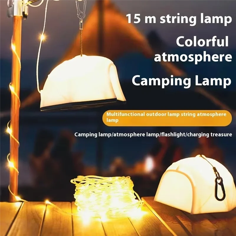 AZ-Colorful Tent-Shaped LED Lantern Ambient Light For Camping Outdoor String Lights
AZ-Colorful Tent-Shaped LED Lantern Ambient Light For Camping Outdoor String Lights
