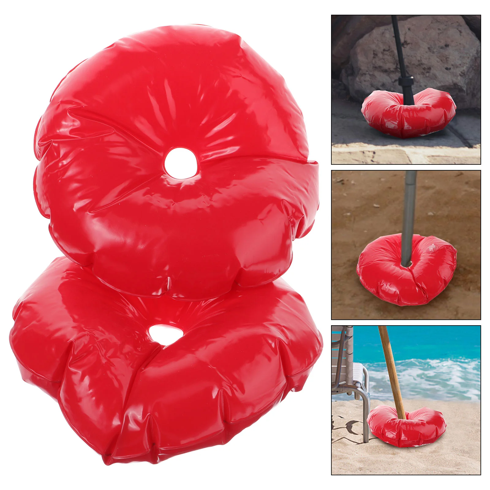 2 Pcs Beach Umbrella Weight Base Balloon Stand Plastic Parasol Windproof Water Bag
2 Pcs Beach Umbrella Weight Base Balloon Stand Plastic Parasol Windproof Water Bag