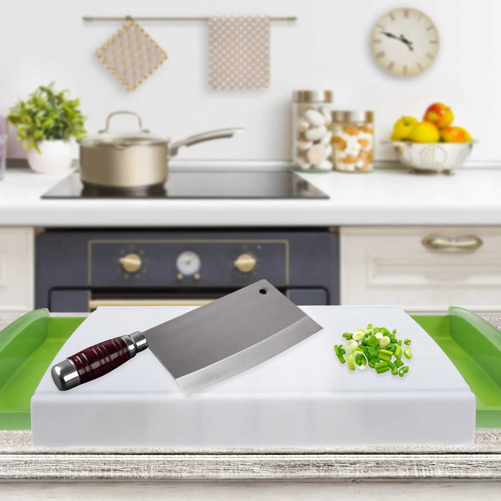 Food Grade PP Anti-Skid Cutting Board with Rounded Edges Smooth Surface Easy Clean Multipurpose Kitchen Chopping Board for Home
Food Grade PP Anti-Skid Cutting Board with Rounded Edges Smooth Surface Easy Clean Multipurpose Kitchen Chopping Board for Home