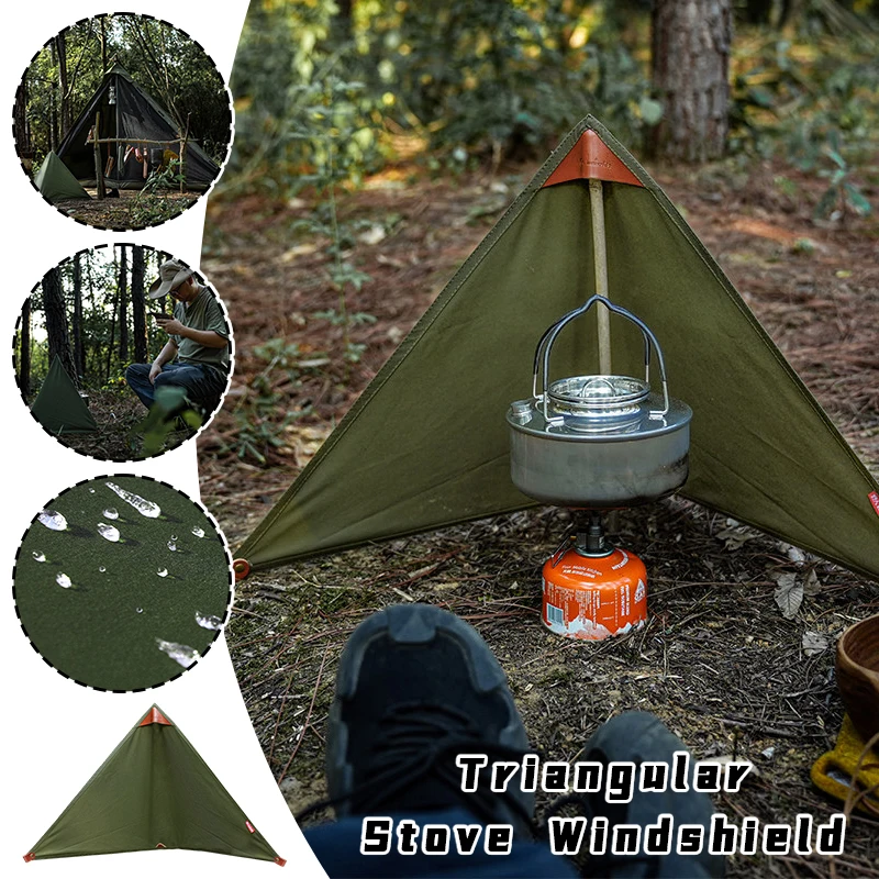 TC Cotton Stove Windshield Mini Triangular Windscreen Portable Camping Wind Blocker for Outdoor Cooking Hiking Backpacking
TC Cotton Stove Windshield Mini Triangular Windscreen Portable Camping Wind Blocker for Outdoor Cooking Hiking Backpacking
