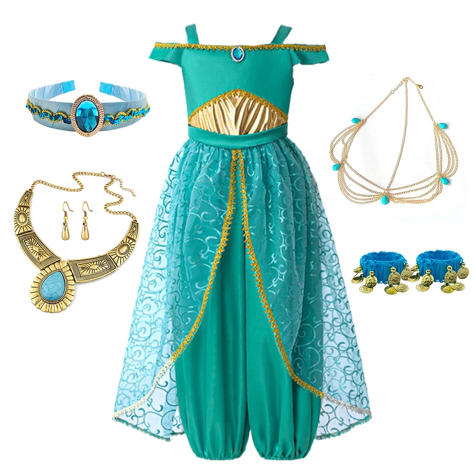 Jasmine Cosplay Birthday Princess Dress Children Dance Costume Girls Halloween Carnival Party Stage Performance Kids Outfits
Jasmine Cosplay Birthday Princess Dress Children Dance Costume Girls Halloween Carnival Party Stage Performance Kids Outfits