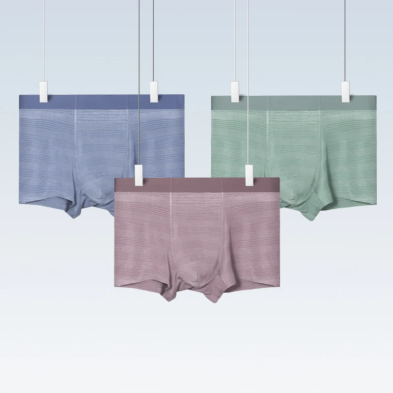 5PCS Men's antibacterial underwear. It is a thin - style, sexy boxer - brief for men in summer, suitable for boys' sports, with
5PCS Men's antibacterial underwear. It is a thin - style, sexy boxer - brief for men in summer, suitable for boys' sports, with