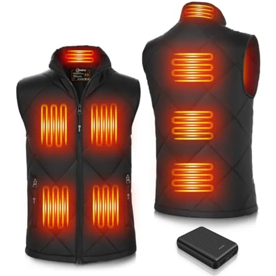 FERNIDA Heated Vest for Men and Women with Battery Pack USB 5V Thickened and Lightweight Heated Vest for Outdoor Body Warm
FERNIDA Heated Vest for Men and Women with Battery Pack USB 5V Thickened and Lightweight Heated Vest for Outdoor Body Warm