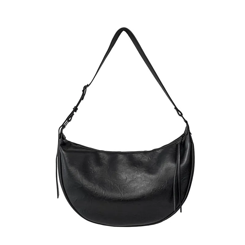 Fashion High-end Soft PU Single-shoulder Slouch Bag, Retro Large-capacity Dumpling Bag, Multi-functional Outdoor Cycling Bag
Fashion High-end Soft PU Single-shoulder Slouch Bag, Retro Large-capacity Dumpling Bag, Multi-functional Outdoor Cycling Bag