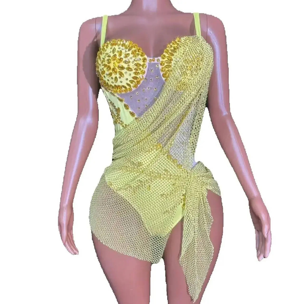 Sexy Stage Dance Elastic Leotard Sparkly Rhinestone Nightclub Birthday Party Performance Costume Sparkly Rhinestone Bodysuit
Sexy Stage Dance Elastic Leotard Sparkly Rhinestone Nightclub Birthday Party Performance Costume Sparkly Rhinestone Bodysuit