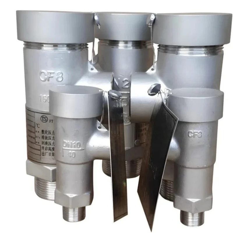 Stainless steel cryogenic safety valve micro-opening KDA21F liquid oxygen and nitrogen air separation safety valve
Stainless steel cryogenic safety valve micro-opening KDA21F liquid oxygen and nitrogen air separation safety valve