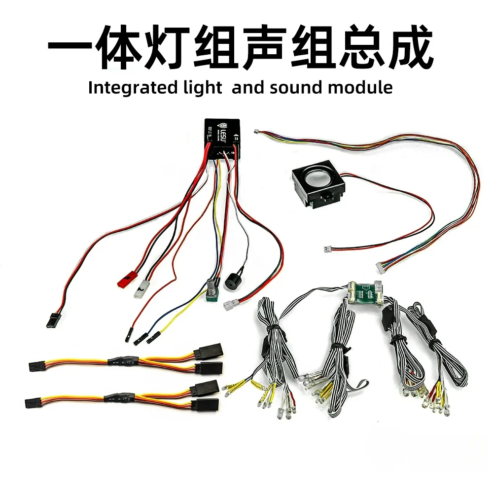 Sound Light Simulation Module for Tamiya 1/14 RC Truck Scania 770s MAN VOLVO FH750 Benz Actros 1/14 RC Excavator Upgrade Parts
Sound Light Simulation Module for Tamiya 1/14 RC Truck Scania 770s MAN VOLVO FH750 Benz Actros 1/14 RC Excavator Upgrade Parts