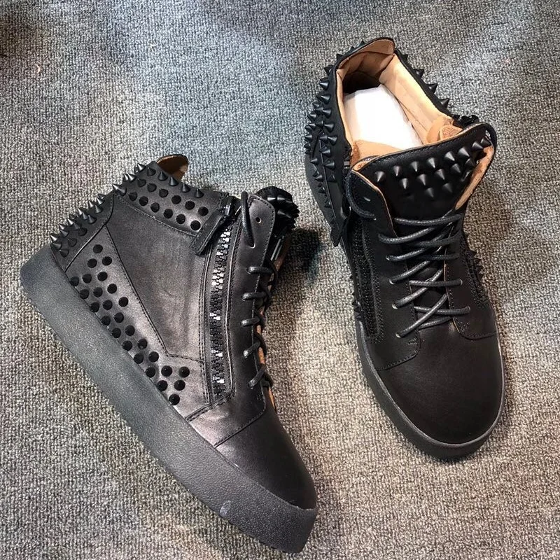 Top Hight Quality Casual Sneakers For Men and Women Real Leather Brand Designer Unisex Tennis Shoes GZ Zipper Loafer Shoes G705
Top Hight Quality Casual Sneakers For Men and Women Real Leather Brand Designer Unisex Tennis Shoes GZ Zipper Loafer Shoes G705