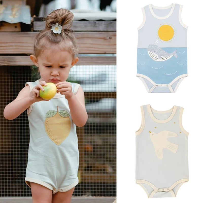Cotton Boys and Girls Short Sleeve Crawling Suit Infant Toddler Baby Wrap Clothes Whales Bodysuits
Cotton Boys and Girls Short Sleeve Crawling Suit Infant Toddler Baby Wrap Clothes Whales Bodysuits
