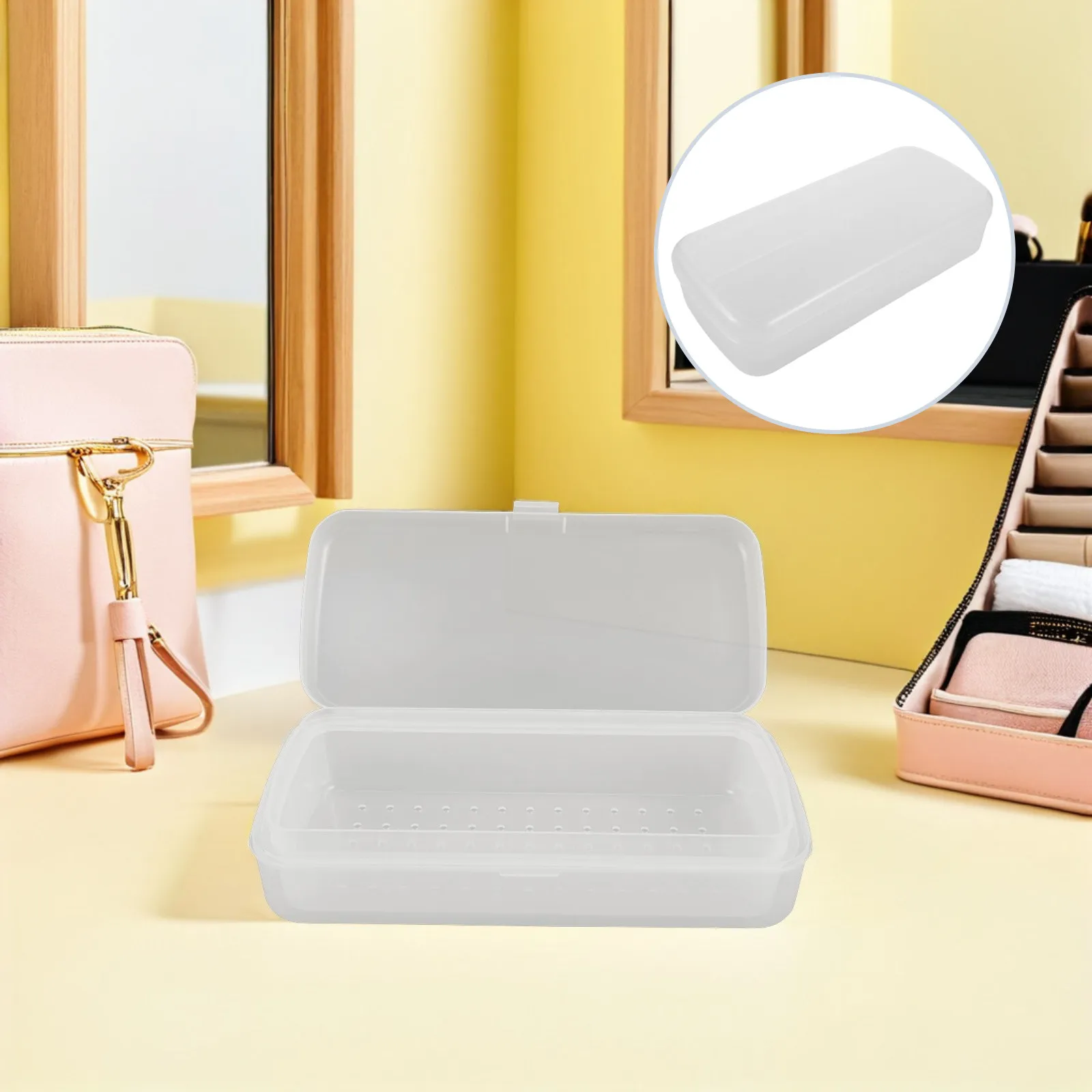 Прозрачный контейнер для инструментов для маникюра с двойным слоем, для стерилизации и хранения, профессиональный, для салонов, дома и путешествий
Прозрачный контейнер для инструментов для маникюра с двойным слоем, для стерилизации и хранения, профессиональный, для салонов, дома и путешествий