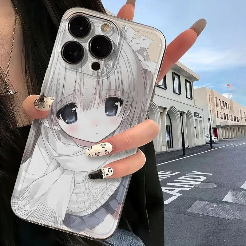 Anime cartoon Cute Loli Transparent Soft TPU Phone Case For iPhone 11 12 13 14 15 16 17 Pro Max 16 Plus 17Pro Shockproof Cover
Anime cartoon Cute Loli Transparent Soft TPU Phone Case For iPhone 11 12 13 14 15 16 17 Pro Max 16 Plus 17Pro Shockproof Cover