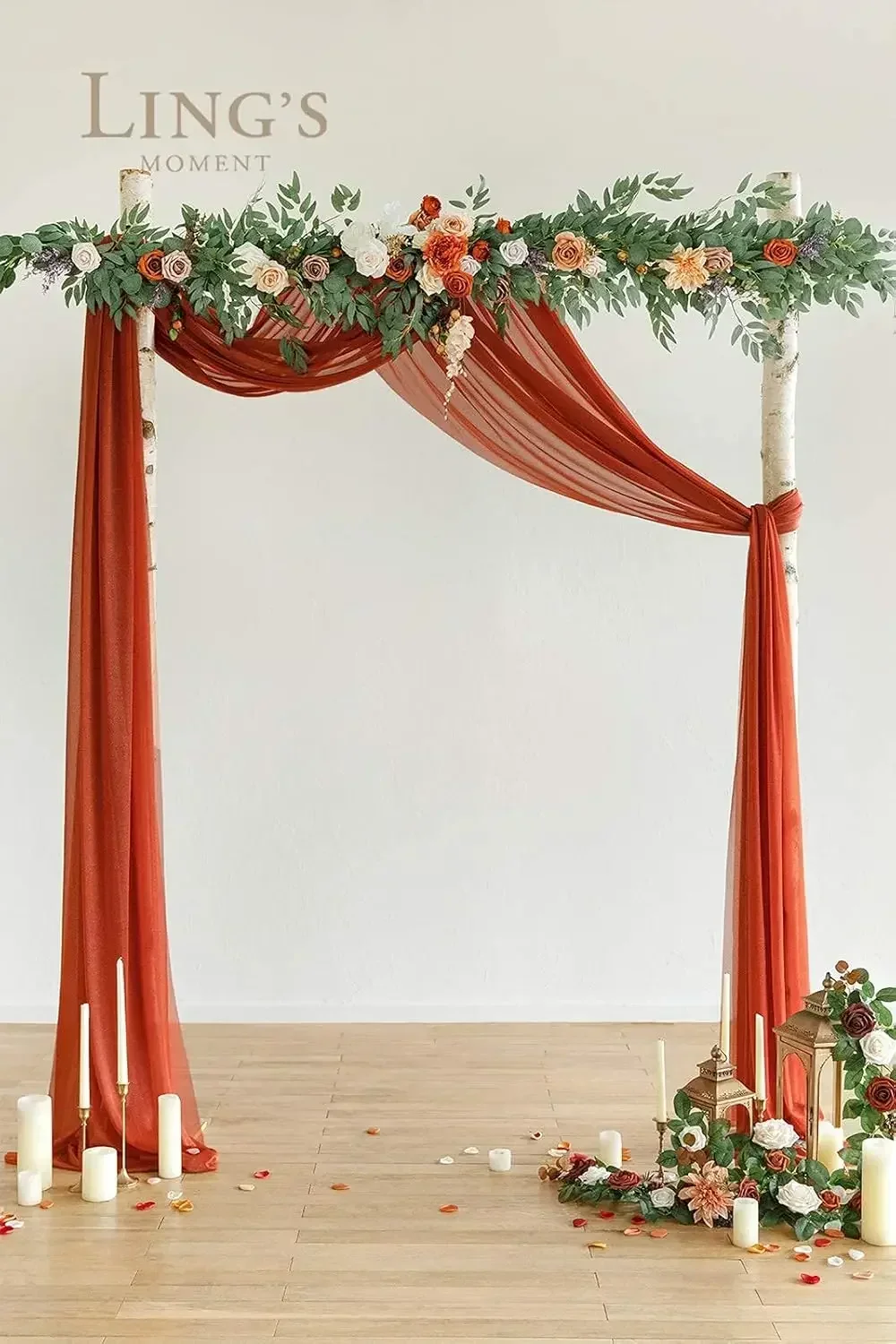 Fall 9FT Flower Garland for Backdrop Decorations - Wedding Arch Flowers, Eucalyptus & Rose, Artificial Floral Garland for Mantle
Fall 9FT Flower Garland for Backdrop Decorations - Wedding Arch Flowers, Eucalyptus & Rose, Artificial Floral Garland for Mantle