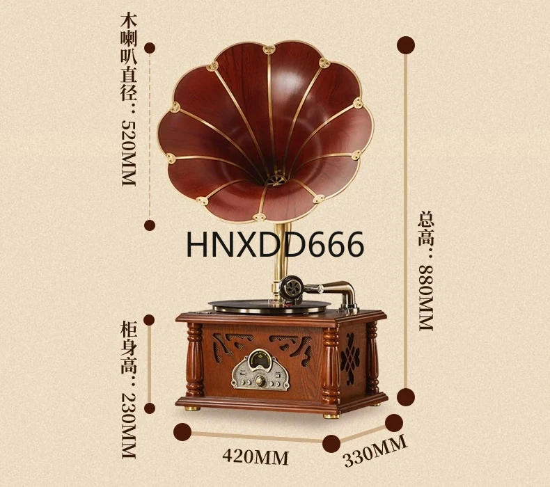American desktop phonograph European antique vinyl record player living room old-fashioned big speaker retro audio ornament
American desktop phonograph European antique vinyl record player living room old-fashioned big speaker retro audio ornament
