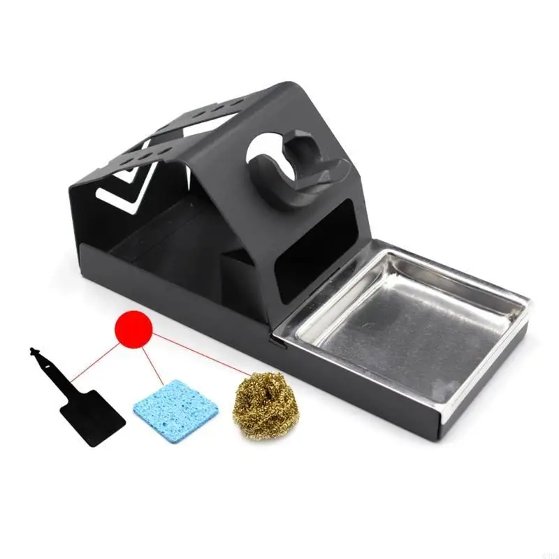 Q39B Soldering Iron Holder T12 Soldering Station Iron Stand with Tip Cleaning Coil-
Q39B Soldering Iron Holder T12 Soldering Station Iron Stand with Tip Cleaning Coil-
