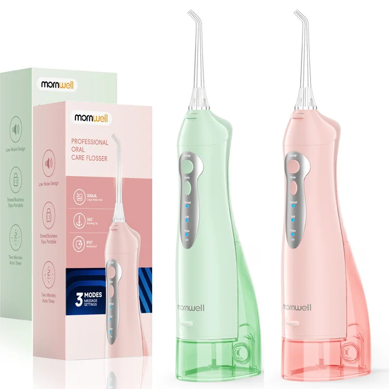 Mornwell Newest D52 Water Flosse Jet Rechargeable Oral Flosser Portable 300ML 4 Nozzles Waterproof Oral Irrigator Teeth Cleaner
Mornwell Newest D52 Water Flosse Jet Rechargeable Oral Flosser Portable 300ML 4 Nozzles Waterproof Oral Irrigator Teeth Cleaner