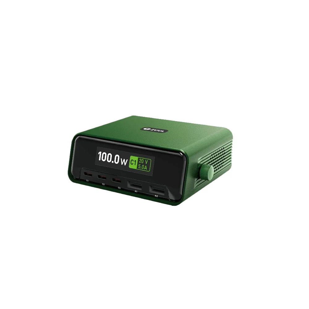 2UUL PC12 Digital Monitor Multi Port Desktop Charger 100W with Real Time Power Display for Laptop Phone Tablet Fast Charging
2UUL PC12 Digital Monitor Multi Port Desktop Charger 100W with Real Time Power Display for Laptop Phone Tablet Fast Charging