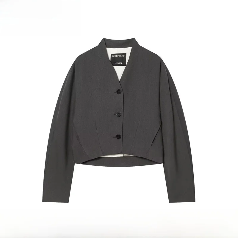 Fashionable Short Outerwear Women's Clothing ZR Style Versatile Spring Summer New Arrival Casual Loose Fit Long Sleeve Polyester
Fashionable Short Outerwear Women's Clothing ZR Style Versatile Spring Summer New Arrival Casual Loose Fit Long Sleeve Polyester