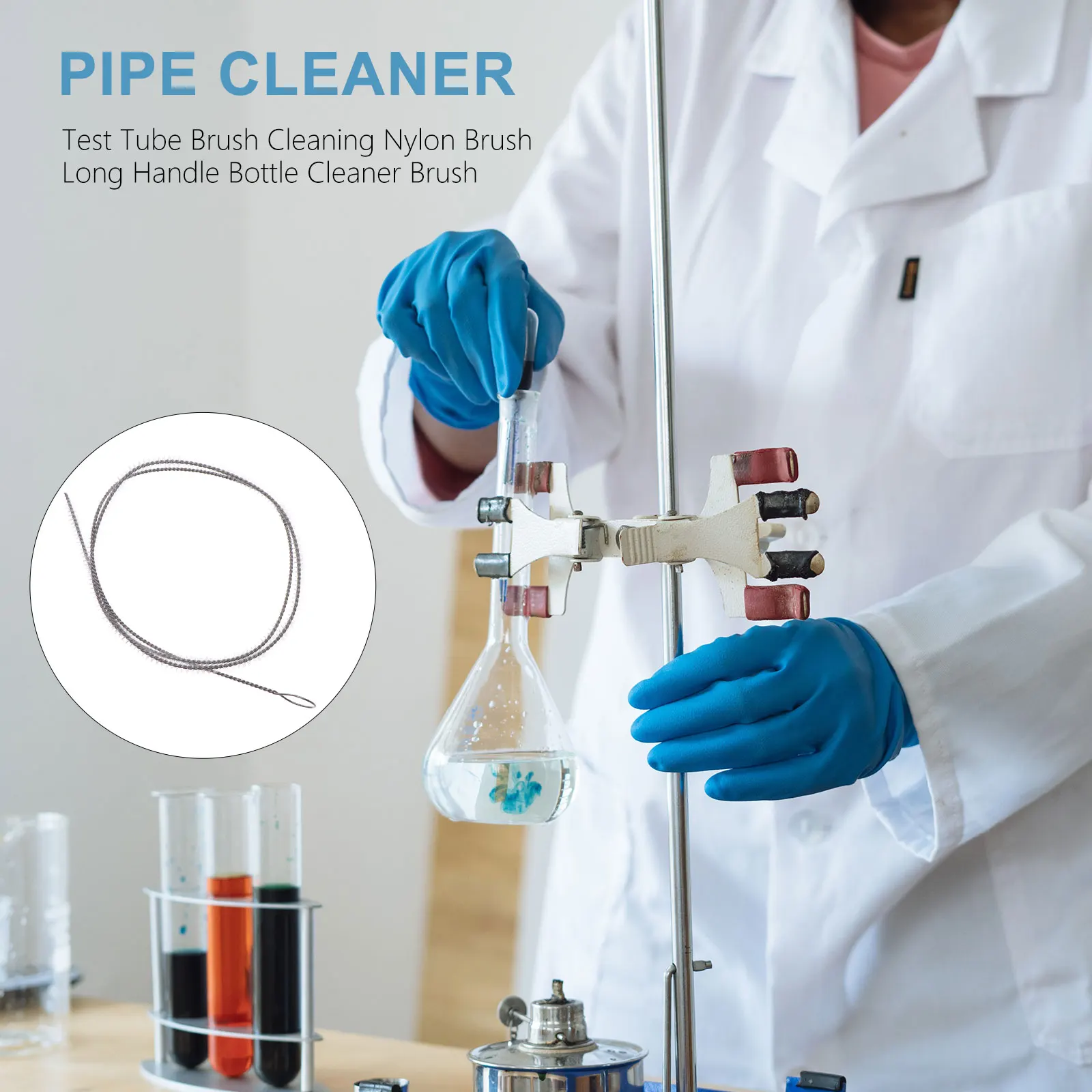 1 pc Long Test Pipe Cleaner Professional Nylon Flexible Cleaning Pipe Bottle Straw Spout Cleaner Test Tube Brush Home Use
1 pc Long Test Pipe Cleaner Professional Nylon Flexible Cleaning Pipe Bottle Straw Spout Cleaner Test Tube Brush Home Use