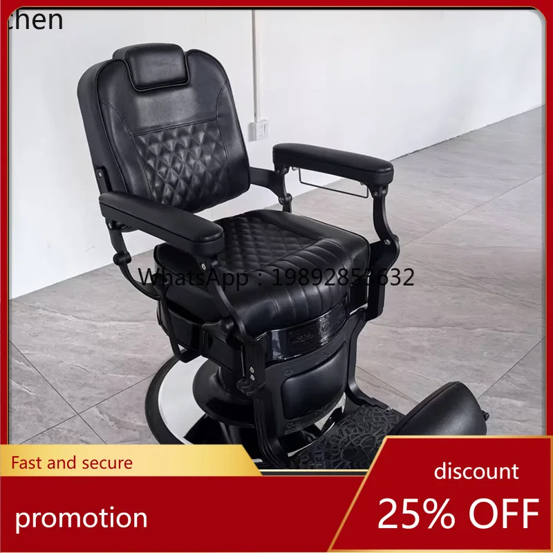 ZMLHair Salon Barber Chair Reclining Men's Retro Pompadour Large Chair Hair Salon Haircut Shaving
ZMLHair Salon Barber Chair Reclining Men's Retro Pompadour Large Chair Hair Salon Haircut Shaving