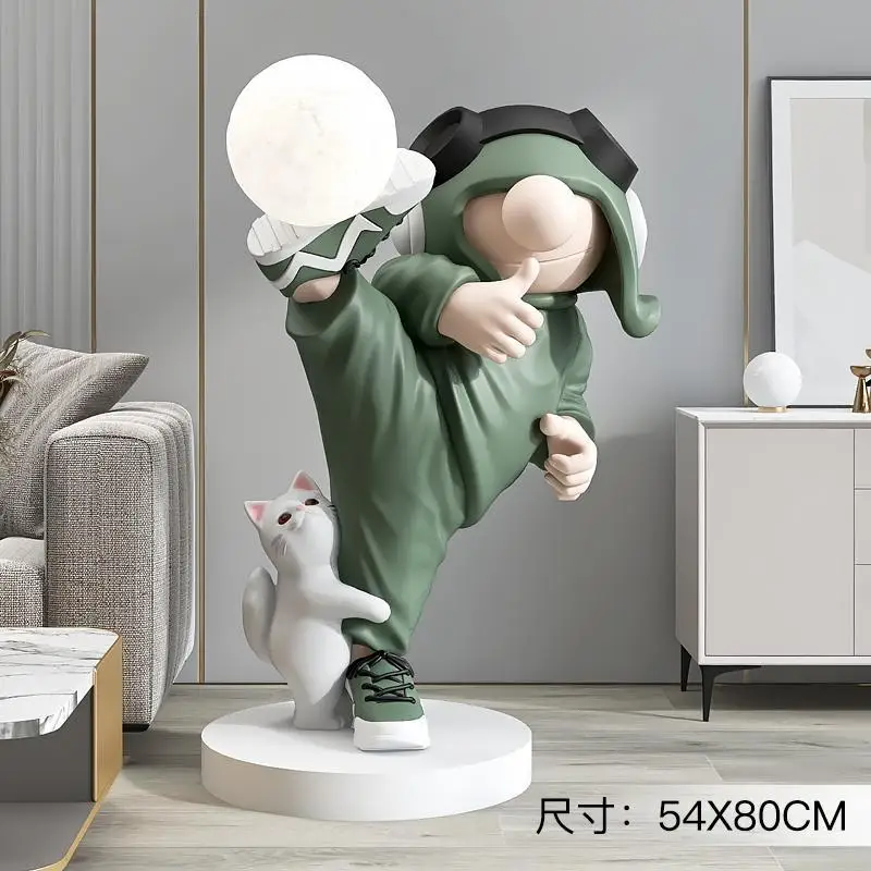 Китайские украшения для астронавтов кунг-фу, фойе, украшения для скульптуры для гостиной, спальни, мебель для дома, мультяшный статус, домашний декор
Китайские украшения для астронавтов кунг-фу, фойе, украшения для скульптуры для гостиной, спальни, мебель для дома, мультяшный статус, домашний декор