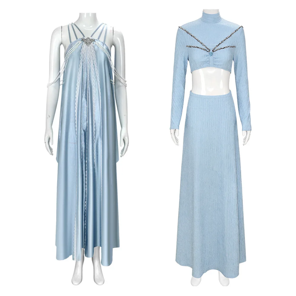 Padme Amidala Cosplay Loose Sexy Suspender Smooth Soft Light Blue Long Dress Costume Women Sleepwear Outfits Halloween Carnival
Padme Amidala Cosplay Loose Sexy Suspender Smooth Soft Light Blue Long Dress Costume Women Sleepwear Outfits Halloween Carnival