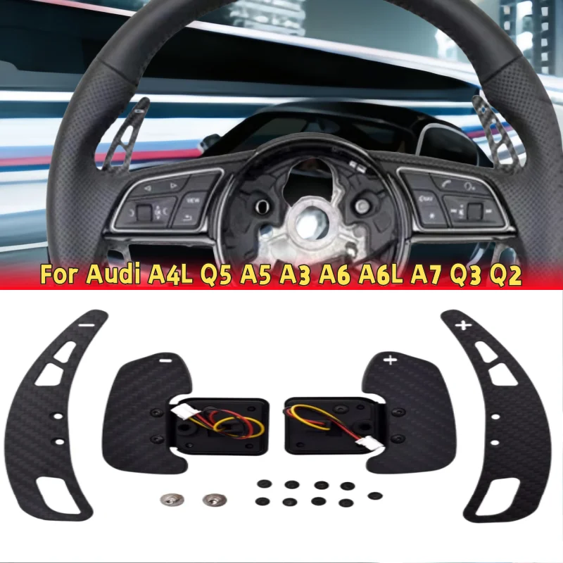 For Audi A4L Q5 A5 A3 A6 A6L A7 Q3 Q2 Automotive Magnetic Carbon Fiber Steering Wheel Paddle Shifters Car Interior Accessories
For Audi A4L Q5 A5 A3 A6 A6L A7 Q3 Q2 Automotive Magnetic Carbon Fiber Steering Wheel Paddle Shifters Car Interior Accessories