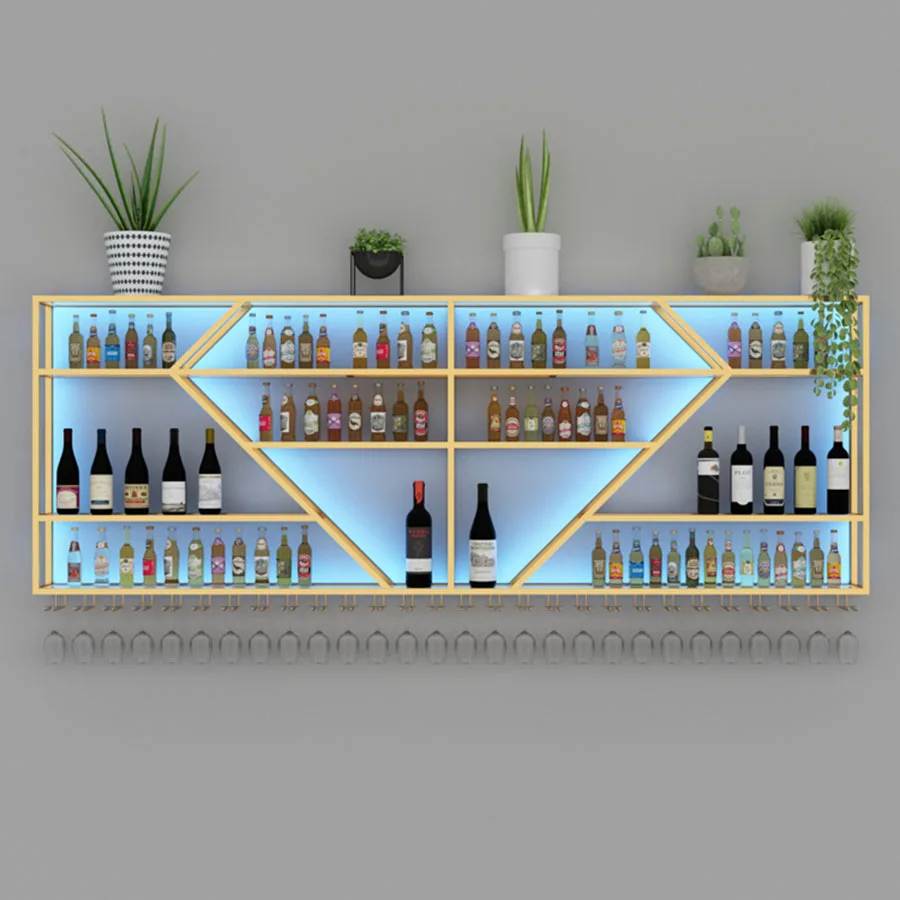 Corner Boutique Bar Cabinet Commercial Display Design Wall Mount Houses Wedding Wine Rack Industrial Wijnkast Metal Furniture
Corner Boutique Bar Cabinet Commercial Display Design Wall Mount Houses Wedding Wine Rack Industrial Wijnkast Metal Furniture