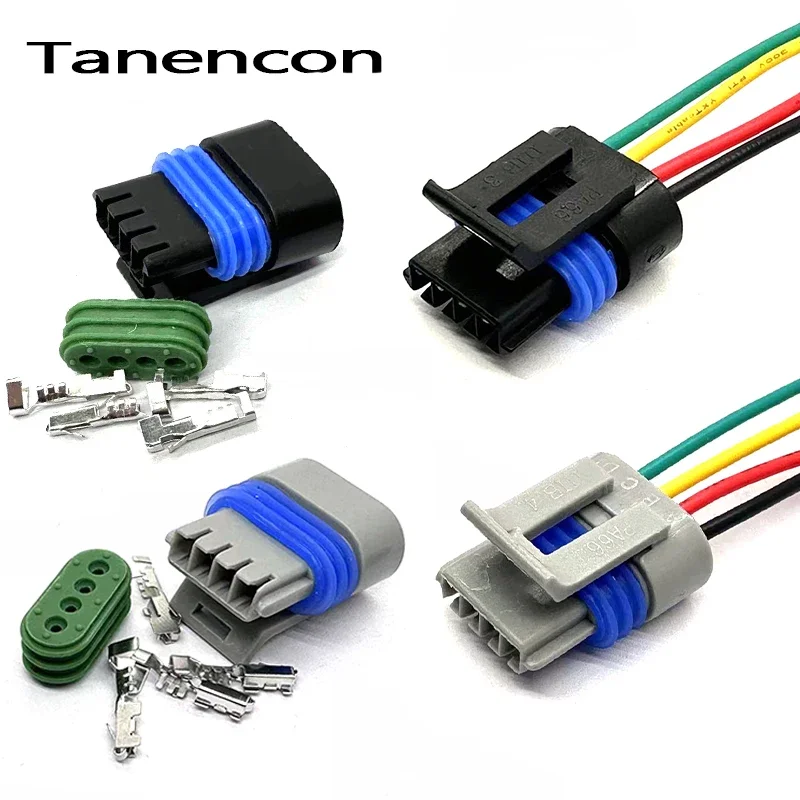 1 Set 4 Pin Delphi Female Car Intake Pressure Sensor Plug 1.2L D4F Auto Oxygen Sensor O2 Connectors for Buick Zhonghua 12162190
1 Set 4 Pin Delphi Female Car Intake Pressure Sensor Plug 1.2L D4F Auto Oxygen Sensor O2 Connectors for Buick Zhonghua 12162190