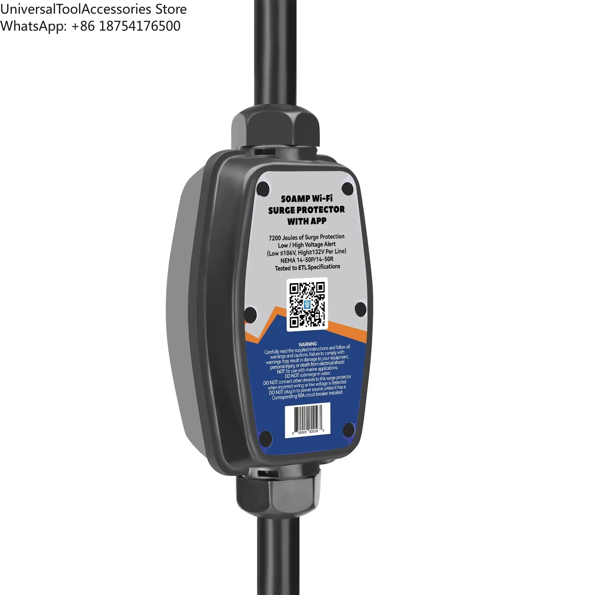 50A WIFI RV Surge Protector 7200J 14-50P 14-50R With Auto Shut