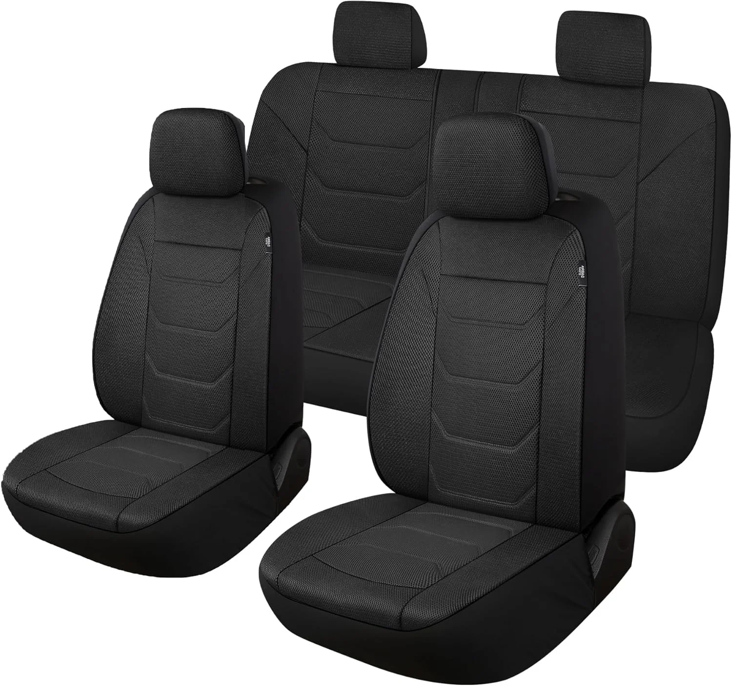 Universal 3D Air Mesh Car Seat Cover Set, Washable & Breathable for Most Cars, SUVs, Trucks - Black
Universal 3D Air Mesh Car Seat Cover Set, Washable & Breathable for Most Cars, SUVs, Trucks - Black