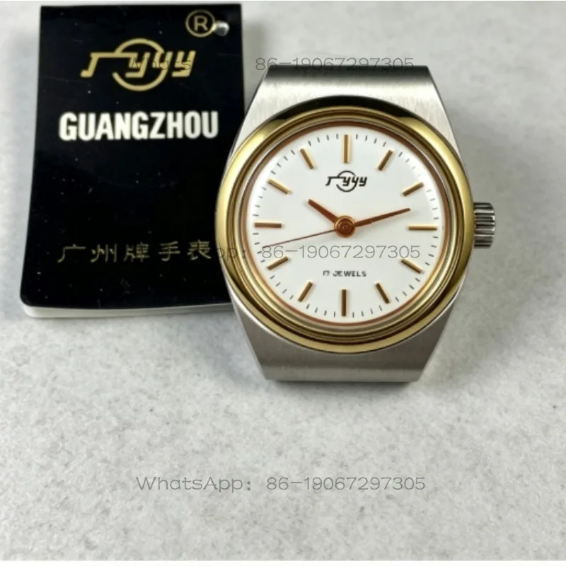 1990 production, original stock, Guangzhou brand 17 diamond manual mechanical women's watch
1990 production, original stock, Guangzhou brand 17 diamond manual mechanical women's watch