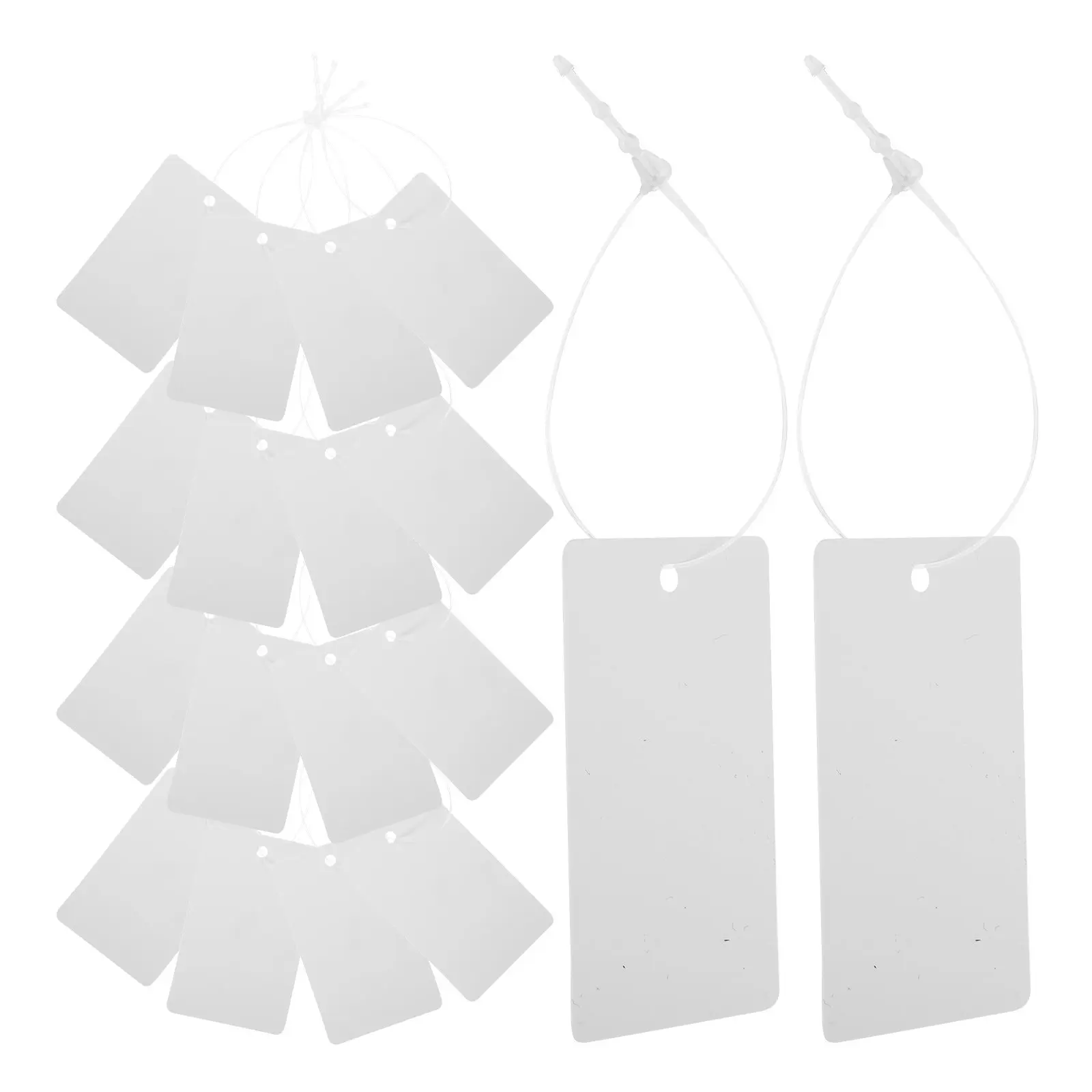 200Pcs Blank Plastic Price Tags with String for Clothing Retail Merchandise Labeling Oil Resistant Tear Proof DIY Writeable
200Pcs Blank Plastic Price Tags with String for Clothing Retail Merchandise Labeling Oil Resistant Tear Proof DIY Writeable
