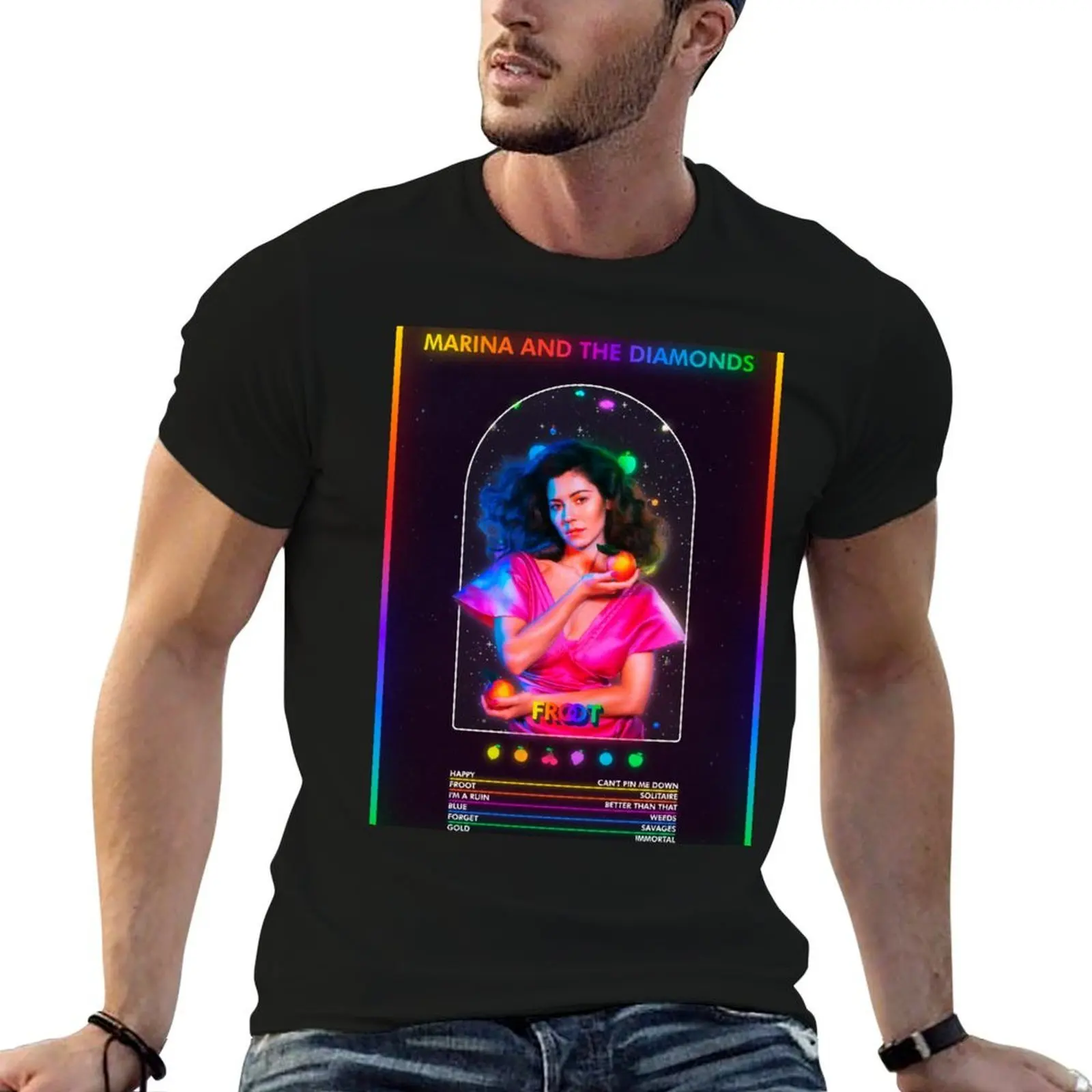 MARINA and the Diamonds - FROOT Album T-Shirt cotton t shirt pack graphic t shirts for man man tshirt T-Shirt
MARINA and the Diamonds - FROOT Album T-Shirt cotton t shirt pack graphic t shirts for man man tshirt T-Shirt