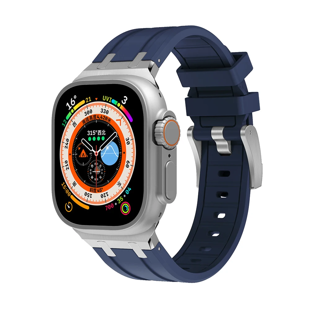 Ремешок для Apple Watch Band 44 мм 45 мм Ultra 49 мм 42 мм 44 45 мм, резиновый браслет для часов iwatch series 7 8 se 3 4 5
Ремешок для Apple Watch Band 44 мм 45 мм Ultra 49 мм 42 мм 44 45 мм, резиновый браслет для часов iwatch series 7 8 se 3 4 5