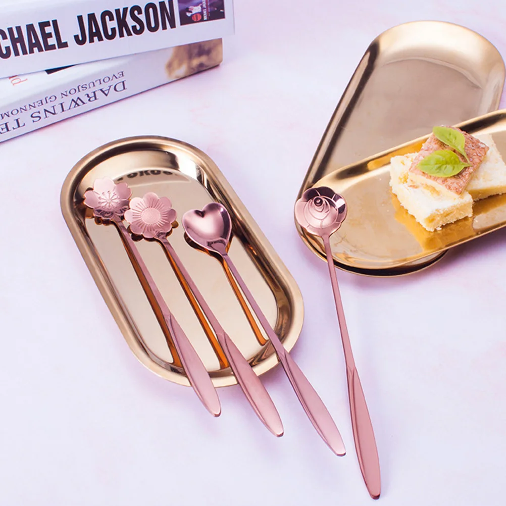 3Pcs Stainless Steel Long Handle Petal Spoons Heat Resistant Stirring Spoons for Milk Tea Coffee Cocktail Ice Cream
3Pcs Stainless Steel Long Handle Petal Spoons Heat Resistant Stirring Spoons for Milk Tea Coffee Cocktail Ice Cream