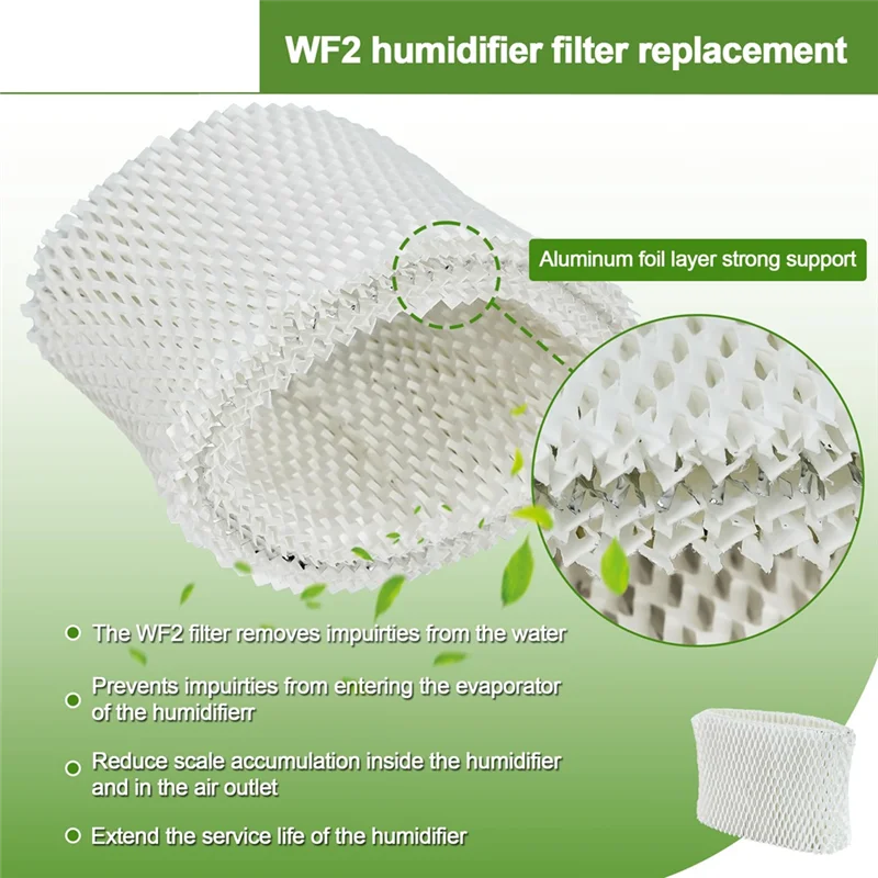 Humidifier Filters Replacement For Kaz For Vicks Wf2 V3100 V3500N V3500 V3700 V3800 V3900 Kaz 3020 Sunbeam 1118 Series-AT30
Humidifier Filters Replacement For Kaz For Vicks Wf2 V3100 V3500N V3500 V3700 V3800 V3900 Kaz 3020 Sunbeam 1118 Series-AT30