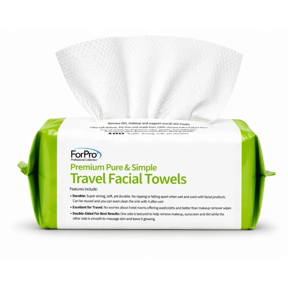 Travel Size Disposable Face Towels 8x8 Compact Dry Wipes Soft Lint-Free Viscose Makeup Remover Pads for Sensitive Skin
Travel Size Disposable Face Towels 8x8 Compact Dry Wipes Soft Lint-Free Viscose Makeup Remover Pads for Sensitive Skin