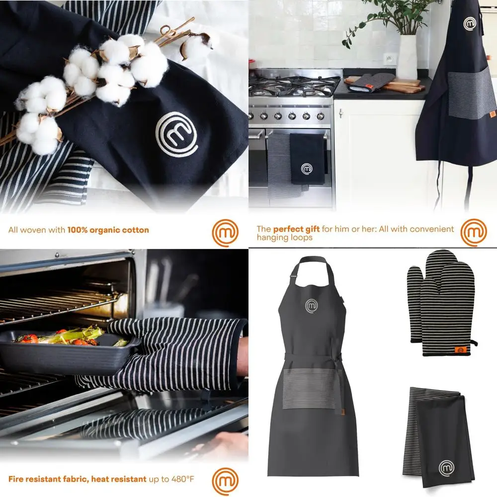 Unisex Chef's Apron for Kitchen and BBQ Grilling, Ideal for Men and Women
Unisex Chef's Apron for Kitchen and BBQ Grilling, Ideal for Men and Women