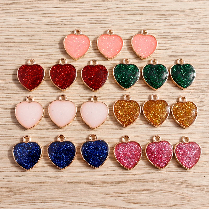 10pcs Cute Colorful Enamel Love Heart Charms Pendants for Jewelry Making Drop Earrings Necklaces DIY Bracelets Crafts Supplies
10pcs Cute Colorful Enamel Love Heart Charms Pendants for Jewelry Making Drop Earrings Necklaces DIY Bracelets Crafts Supplies