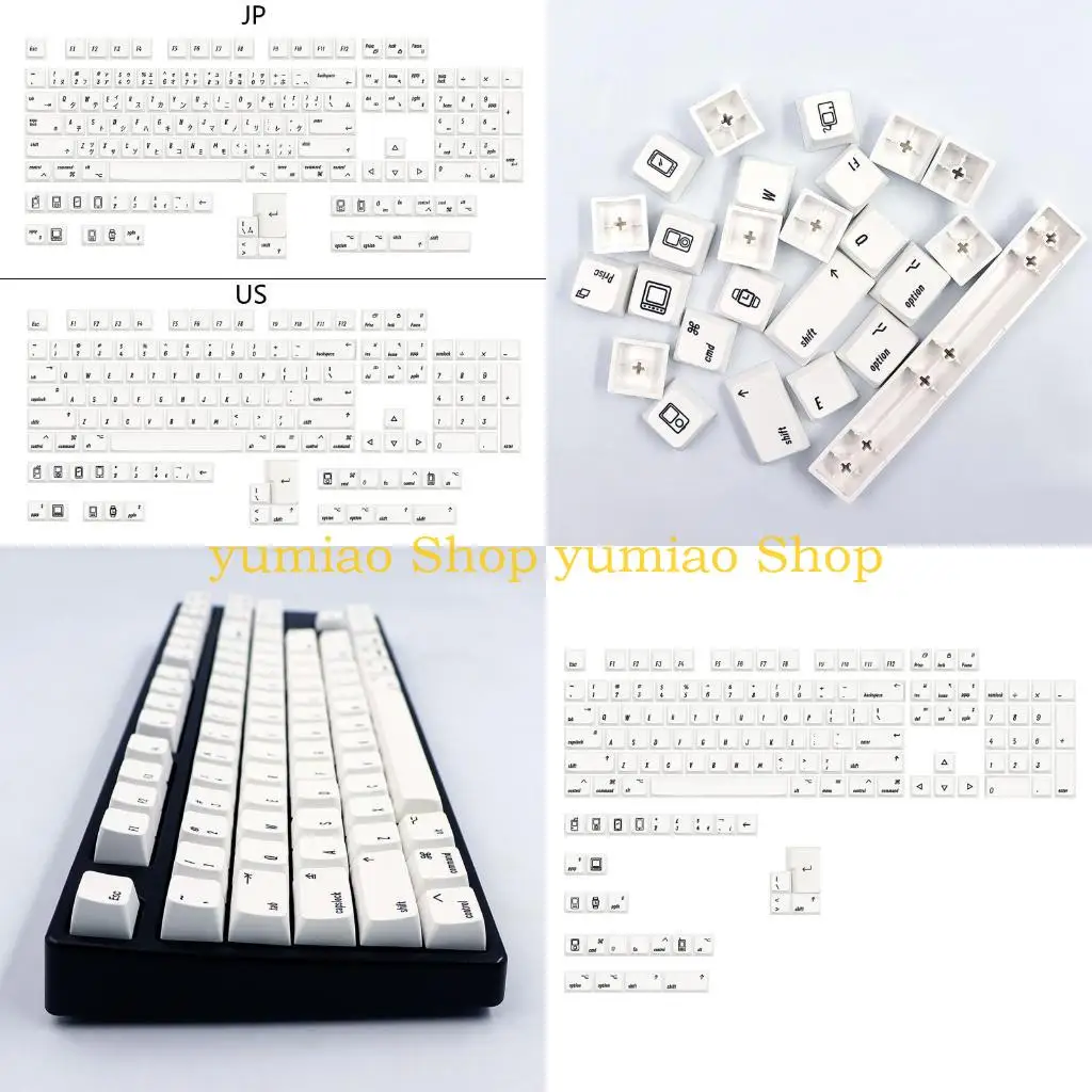 587B 133Pcs PBT Dye Sub Keycap MAC-style for Mechanical Keyboards for Key Cap MDA
587B 133Pcs PBT Dye Sub Keycap MAC-style for Mechanical Keyboards for Key Cap MDA