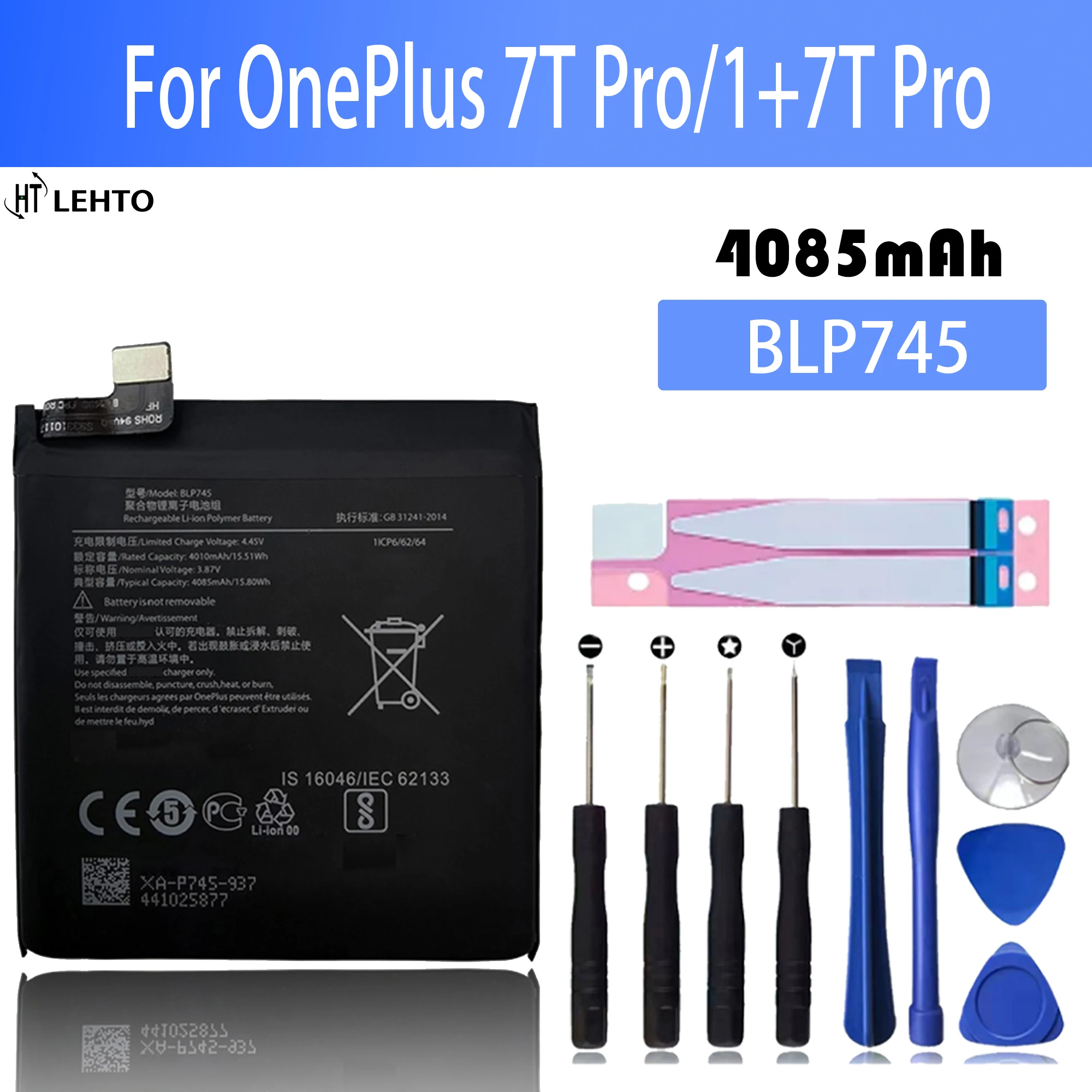 Аккумулятор BLP745 для OPPO OnePlus 7T PRO OnePlus 7TPRO 1 + 7T PRO, запасные части, Оригинальные аккумуляторы для телефона
Аккумулятор BLP745 для OPPO OnePlus 7T PRO OnePlus 7TPRO 1 + 7T PRO, запасные части, Оригинальные аккумуляторы для телефона