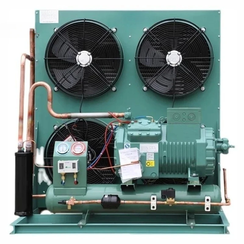 5 8 10 12Hot Sale Refrigeration Unit Air Cooled Open Type cold storage Condensing Unit For Cold Storage Room
5 8 10 12Hot Sale Refrigeration Unit Air Cooled Open Type cold storage Condensing Unit For Cold Storage Room
