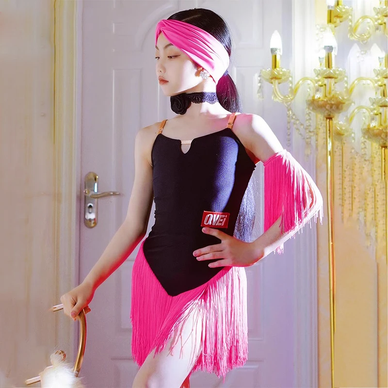 Fringe Dress Latin Dance For Girls Performance Costume Strap Tassels Dress Chacha Practice Suit Clothes Competition Wear DQL9950
Fringe Dress Latin Dance For Girls Performance Costume Strap Tassels Dress Chacha Practice Suit Clothes Competition Wear DQL9950