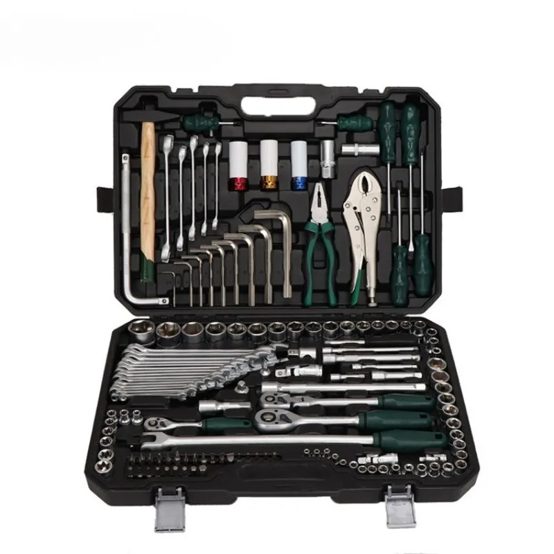 142+2 Piece Set 24 Teeth Matte 72 Teeth Nickel Wrench Socket Multifunctional Auto Engine Repair Set Tool Set
142+2 Piece Set 24 Teeth Matte 72 Teeth Nickel Wrench Socket Multifunctional Auto Engine Repair Set Tool Set