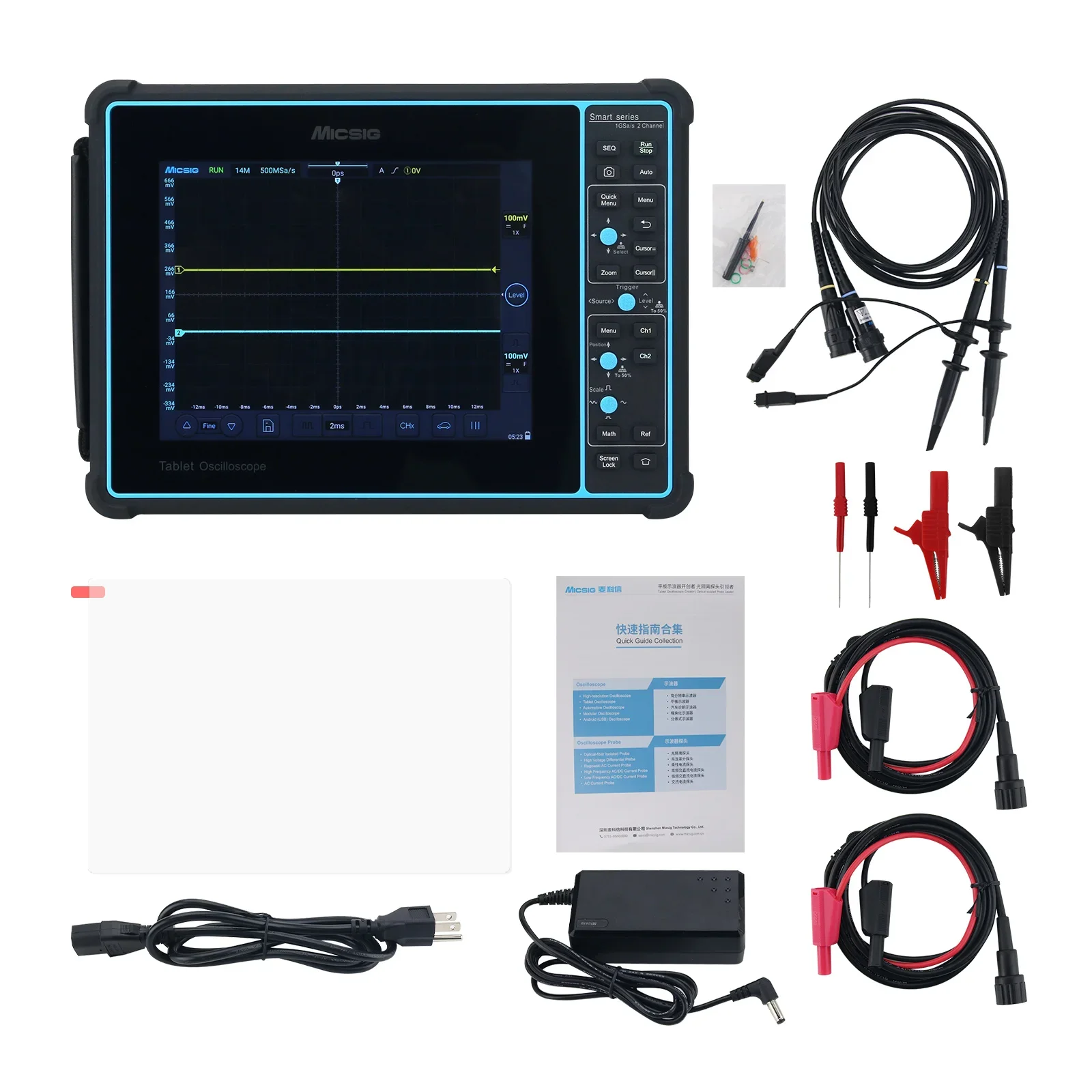 2026 Micsig SATO2002 200MHz 1GSa/s 2CH Automotive Oscilloscope Tablet Oscilloscope Supports Bus Decoding
2026 Micsig SATO2002 200MHz 1GSa/s 2CH Automotive Oscilloscope Tablet Oscilloscope Supports Bus Decoding