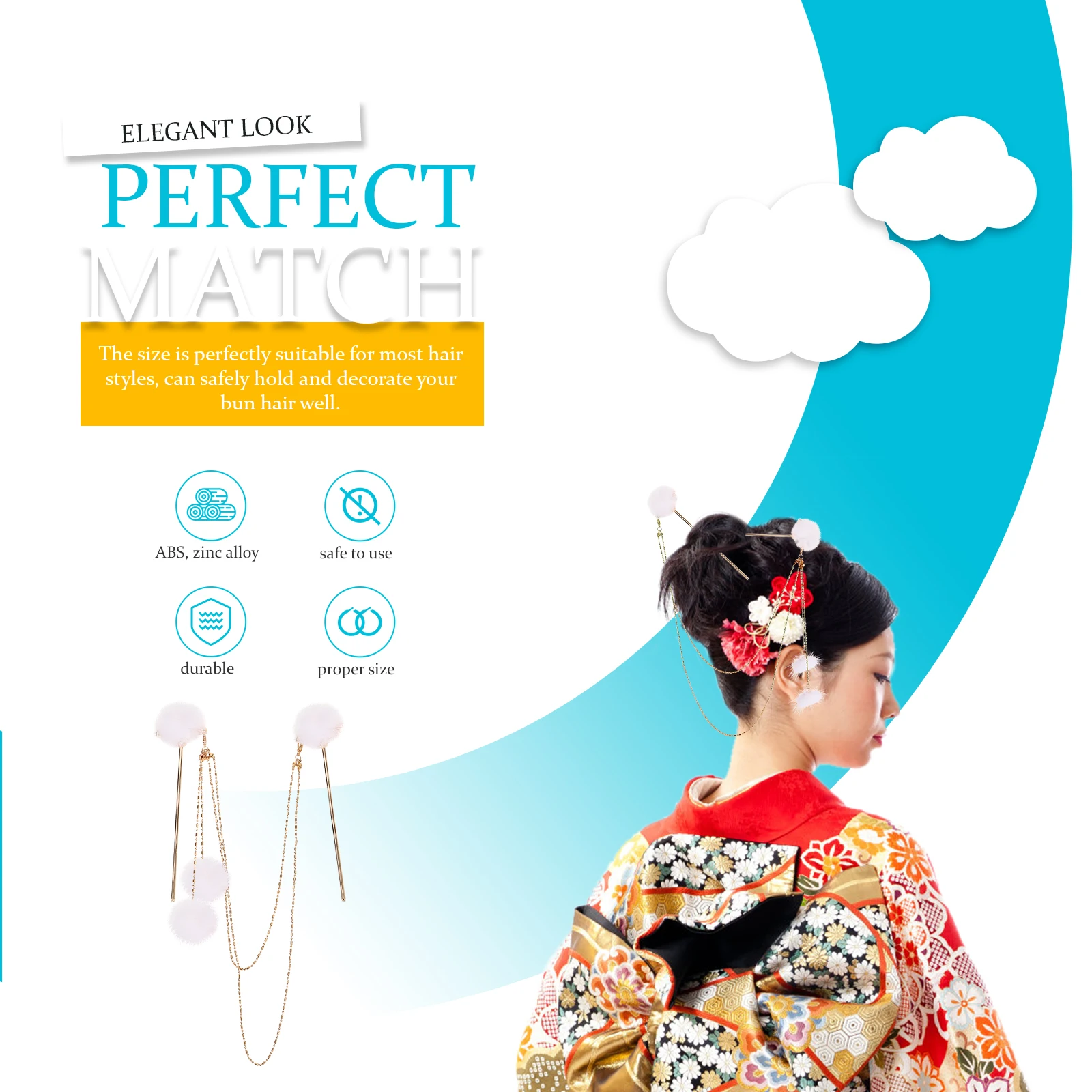 Vintage Double Chain Tassel Fork Bun Hairpin Abs Zinc Alloy Durable Stick For Women Girls Chinese Style Chain Hair Chopstick
Vintage Double Chain Tassel Fork Bun Hairpin Abs Zinc Alloy Durable Stick For Women Girls Chinese Style Chain Hair Chopstick